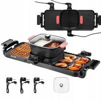 Elektrinis grilis ir puodas 2in1, 2300W, 3,25 l, korėjietiškas BBQ Shabu-Shabu