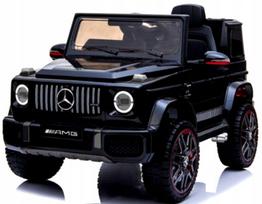 Vaikiškas elektromobilis Mercedes G63 su odine sėdyne, nuotoliniu valdymu ir ličio jonų baterija