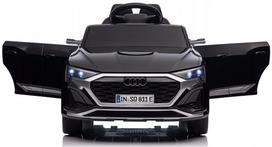 Vaikiškas elektromobilis AUDI SQ8 4x4, EVA ratai, odinė sėdynė, 12V 7Ah akumuliatorius, 2.4G LED nuotolinio valdymo pultas