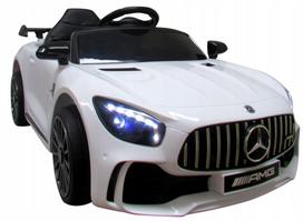 Elektrinis automobilis vaikams Mercedes GTR-S su odine sėdyne, nuotoliniu valdymu ir ličio jonų baterija