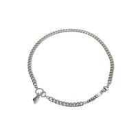 Cyberpunk Titanium Steel Chain Necklace With Asymmetric Style For Daily Wear Men Women