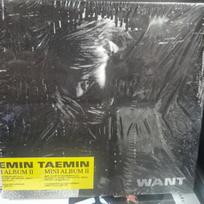 Taemin's 2nd mini album, WANT, unopened.