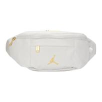 Jordan Synthetic Leather Crossbody Bag, Sling Bag, Fanny Pack Unisex White JD2133015GS-002 white
