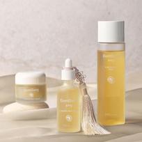 DumiDang Turmeric Root Skincare Set – Essence Toner 200ml + Serum 50ml + Cream 50g | Korean Traditional Vegan 3-Step Routine