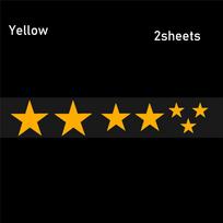 Cycling Tools Bike Reflective Stickers MTB Bicycle Reflector Decal Accessories Frame Wheel Sticker 2sheets geltona