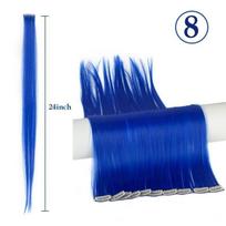 1Pc Multi-colors Hairpiece Straight Hair Extensions Hair Pieces Clip in Hair Extensions 1Pc #8