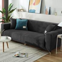 Aksominiai elastiniai sofos užvalkalai 1/2/3/4 sėdynės Tvirtas sofos užvalkalas L formos sofos užvalkalas, apsauginis suolo užvalkalas 1 SEAT (90-140CM)