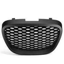 Front Hood Grill For SEAT LEON MK2 1P1 2006-2009 Black Front Honeycomb Grill Mesh Badgeless Sport Racing Grills matinė juoda spalva