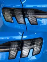 Galinių žibintų lipdukas Korio formos ląstelių dekoratyviniai žibintų lipdukai Automobilio eksterjero modifikavimo priedai Ford Mustang Mach-E