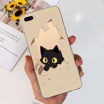 For iPhone 7 8 7Plus 8 Plus Phone Case iPhone SE 2020 Back Cover Soft TPU Transparent Silicone Bumper Flower Butterfly Coque Bag iPhone SE 2020