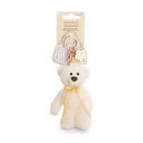 NICI Raktų pakabutis „Meškutis Finni“, geltonas, 13 cm