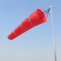 Windsock, Wind Measuring Socks Bag Outdoor Weather Tool , Red Red 60cm