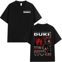 Rapper Duki ADA Tour Merch T-shirt Men's Women Clothing Cozy T-shirts Hip Hop Short Sleeve T Shirts Streetwear S juoda