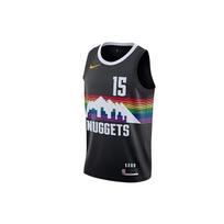 Men's Nike NBA City Limited SW Fan Edition 19-20 Season Denver Nuggets Jokic No. 15 Basketball Jersey/Vest Black AV4634-010 M