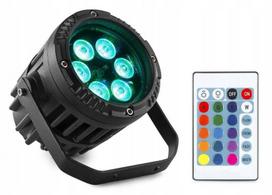 Led Par Reflektorius Rgb 6x3w Ip65 su nuotolinio valdymo pulteliu