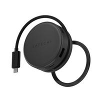 USB-C 7-in-1 Magnetinis Hub HDMI 4K 60Hz ir Power Delivery 100W Satechi Juodas