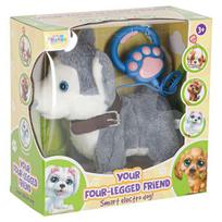 Interaktyvus minkštas šuniukas haskis Chuang Toys, 23 cm