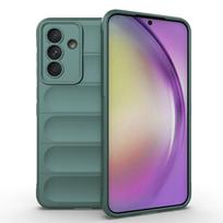 Soft Armor Phone Case For Samsung Galaxy A26 A16 A36 A56 A17 A07 A55 A35 A54 A15 F06 M55 M35 F15 F16 4G 5G Liquid Silicone Funda For A17 žalia