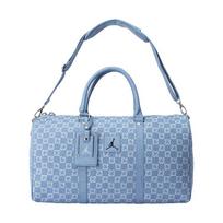 Jordan Medvilninis Lagaminas Rankinė Kelioninė Rankinė Unisex Šviesiai Džinsinis Mėlynas JD2523003AD-001 （47.0cm*20.3cm*26.7cm）