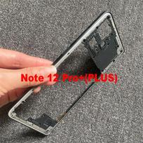 For Xiaomi Redmi Note 12 PRO + Plus 5G Middle Frame LCD Screen Front Frame Housing Bezel Chassis Plate Replacement Middle frame black
