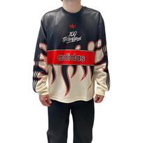 Adidas Originals x 100 Thieves logo-embroidered T-shirt JD8174 A/S