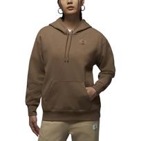 Jordan Flight Fleece Lined Pullover Hoodie Long Sleeved Sweatshirt Women's Ancient Brown FV7051-223 L