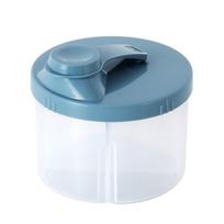 Portable Baby Milk Powder Dispenser Large-Capacity Baby Food Storage Box  Outdoor mėlyna