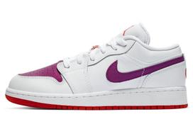 Jordan 1 Low GS White Berry 554723-161 37.5