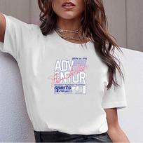 Saiya Kawaii T Shirt Women Studio AOV ENTUR Pattern Funny Exquisite Print T Shirt Fashion Graphic S balta