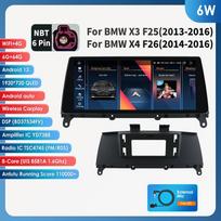 OSSURET Android Automobilio Radijo Grotuvas BMW X3 F25 F26 X4 CIC NBT Android Auto Radijas Carplay Multimedia Vaizdo GPS WIFI Autoradio Išmanusis Ekranas DSP 6W 6G 64G