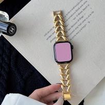 Išmanusis laikrodis Metalinė apyrankė Apple Watch laikrodžiui, Auksinis