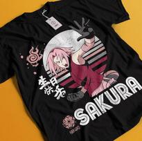 Naruto Tshirt Sakura Shirt Sasuke T-Shirt Tsunade Tee Kakashi Anime Unisex Top 2XL