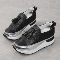New Brand Designer Breathable Women Shoes Platform Casual Shoes Slip on Woman Sneakers 35