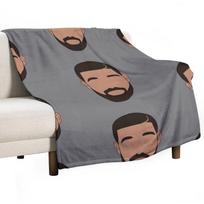 Drake galvos Mesti pledą Antklodę manga lovos languotą Gražūs Pledai 30x40in