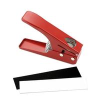 Guitar Pick Strips Guitar Plectrum Punch Guitar Pick Cutter DIY Cutter Machine raudona