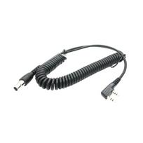2 Pin To 5 Pin Coiled Cable Radio Connector Plastic Cable Public Safety Radio Accessory for Various Radios Earphone 1
