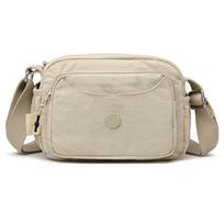 2026 Naujas Jialgshi Madingas ir Universalus Moteriškas Vienos Peties Krepšys, Atsitiktinis ir Paprastas Crossbody Krepšys, Vandeniui Atsparus Nailono Audinys (20cm<Max Length<30cm) levanda