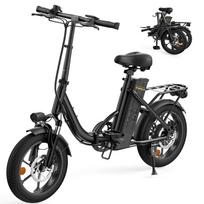 iScooter U4 City Patogus sulankstomas elektrinis dviratis 250W variklis 36V10.4Ah baterija 88KM nuotolis 120KG apkrova Miesto elektrinis dviratis