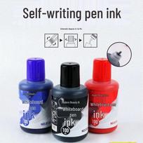 Erasable Whiteboard Marker Ink Refill 100ml - Available in Red, Black, and Blue 0126 Blue 100ml, 12 Bottles/Box