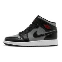 Air Jordan 1 Mid GS Shadow Vaikams Sportbačiai Pilki Juodi Dalelių Pilki 554725-096 36