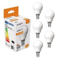LED lemputė Avide, G45 4.5W E14 4000K 5vnt