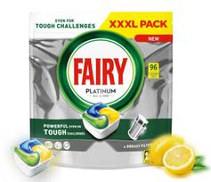 Fairy Kapsułki Do Zmywarki Platinum All In One Lemon 96 Szt.