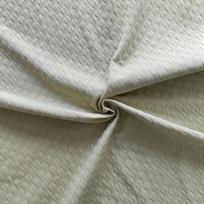 1501 Guanle Crepe Woven Polyester Spandex Embossing Jacquard Fabrics With Raised Textured Embossed Plaid Pattern for Clothings juoda