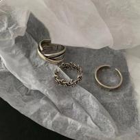 Letter Hip-hop Zinc Zinc Alloy Twist Opening Adjustable Ring Couple Ring Female Finger Ring Korean Style Ring A