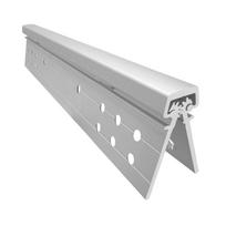Factory Customized 300MM Long Concealed Aluminium Frame Pivot Door Hinge Sample Invisible Geared Hinge sidabras