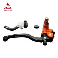 Adelin PX-1R Right Side Forged Aluminum Alloy Brake Cylinder Hydraulic Pump Lever for Disc Brake System for Motorcycles Controls oranžinė