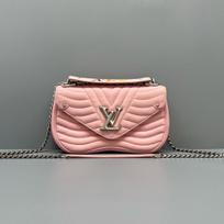 [Pre-Owned] New Wave Medium Pink Leather Printed Shoulder Bag - Very Good #1W796ZG ONE SIZE