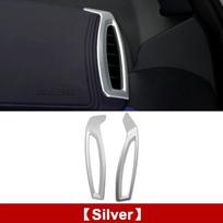 Toyota C-HR CHR 2016 2017 2018 Automobilio Priekinio Prietaisų Skydelio Oro Ventiliacijos Angos Apdailos Dangtelis Išvesties Apvadas Rėmelis Apdaila Apdailos Juosta Apvadas ABS Silver