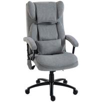Ergonomiškas biuro kėdė 70,5x76x114 cm Pilka masažo funkcija
