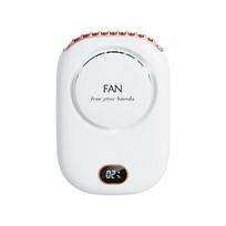New Mini Portable Fan Rechargeable Ventilador Bladeless Turbo Ultra Quiet Student Hand Held Fan for Outdoor Sports Travel balta